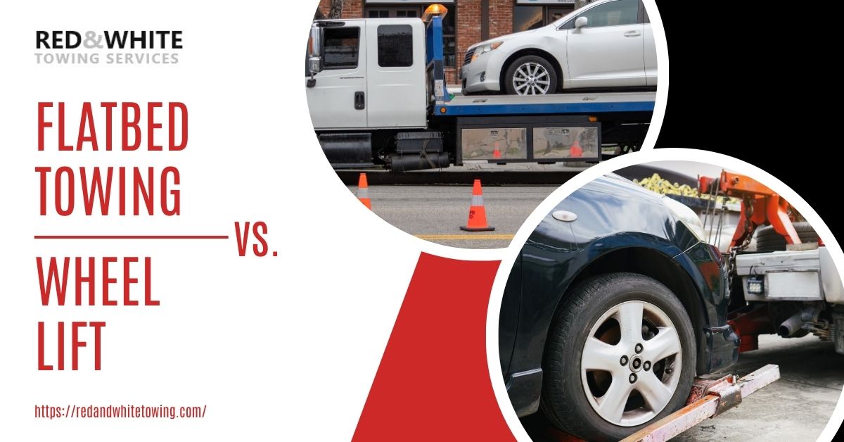 Towing Methods Flatbed Towing vs. Wheel Lift | Red & White Towing | Tucson, Az